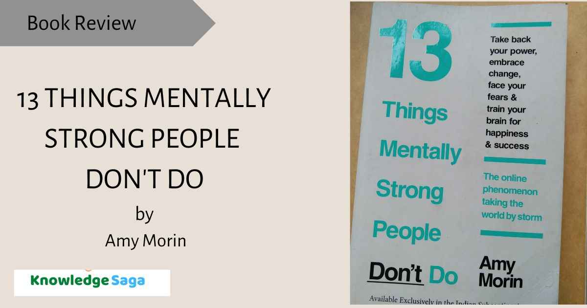 13 things mentally strong people don't do book review